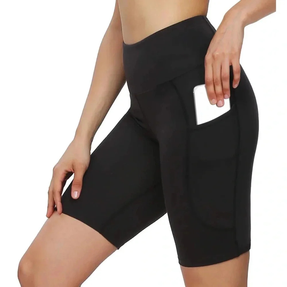 Move Beyond Buttery Soft Women's 8'' High Waist Workout Yoga Shorts